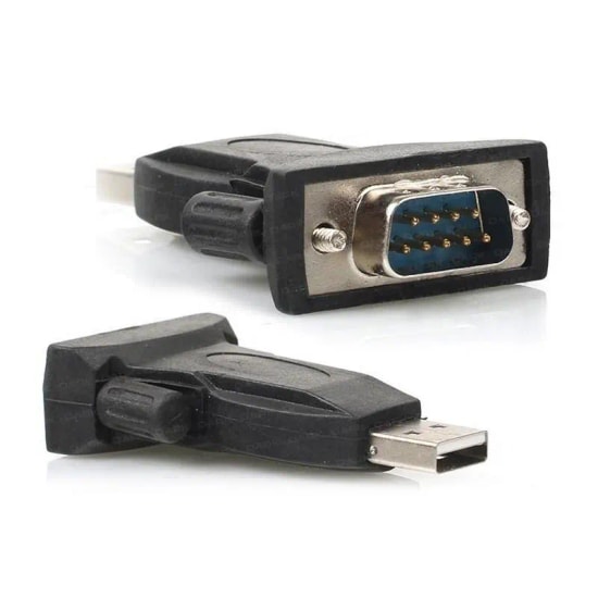 Dark DK-AC-USB2RS232 USB 2.0 - RS232 Seri Port Dönüştürücü - USB'den RS232'ye Hızlı Veri Aktarımı - Siyah, Vida Yuvalı