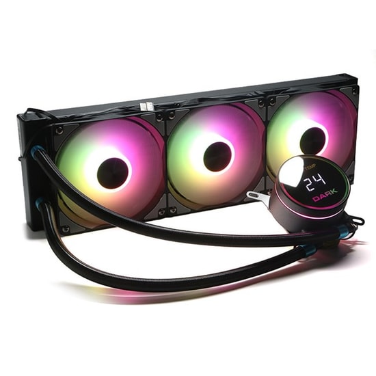 Dark Freezer DKCCW362 360mm ARGB Sıvı İşlemci Soğutucu - LCD Ekran, 3x120mm Fan, Yüksek Performans