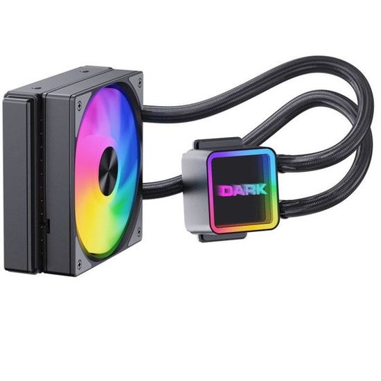 Dark AquaForce DKCCW126 120mm FRGB Sıvı İşlemci Soğutucu - Intel/AMD Uyumlu, Yüksek Performans, Bakır Taban