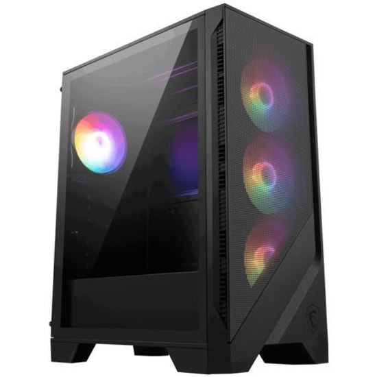 MSI MAG Forge 121A B75 PCIE5 RGB ATX Mid Tower Gaming Kasa - Temperli Cam, 4x120mm Fan, 750W 80+ Bronz PSU Dahil