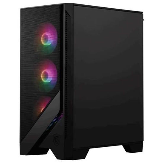 MSI MAG Forge 121A B75 PCIE5 RGB ATX Mid Tower Gaming Kasa - Temperli Cam, 4x120mm Fan, 750W 80+ Bronz PSU Dahil