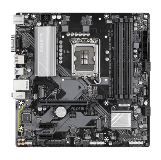 Gigabyte B760M D3HP DDR4 Anakart: Intel LGA1700, DDR4 5333MHz (OC), Çift M.2, USB 3.2, GbE LAN, MicroATX