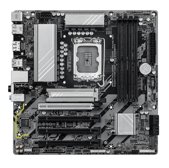 Gigabyte B860M DS3H WIFI6E Anakart: Intel LGA1851, DDR5 9066MHz (OC), Çift M.2, WiFi 6E, DP, HDMI, 2.5G LAN, Micro ATX