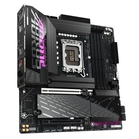 Gigabyte B860M Aorus Elite Wifi 6E: LGA1851, DDR5 9200MHz (OC), 3xM.2, HDMI, DP, Type-C, 2.5G LAN MicroATX Anakart
