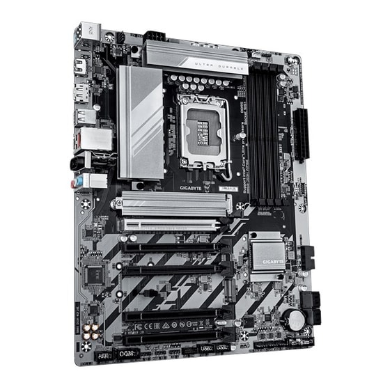Gigabyte B860 DS3H WIFI6E Anakart: Intel 1851P, DDR5 9066MHz OC, Çift M.2, USB 3.2 Gen2x2 Type-C, WiFi 6E, 2.5G LAN, ATX