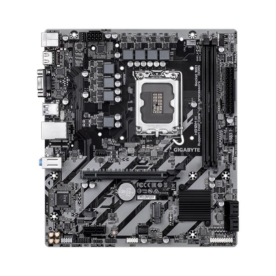 Gigabyte H810M-H D5 Anakart: LGA1851, DDR5 6400MHz, HDMI, VGA, USB 3.2, PCIe Gen.4x4 M.2, 1G LAN, Micro ATX