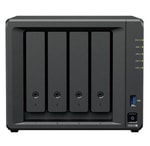Synology DS925 Plus NAS: 4 Disk Yuvalı, AMD İşlemci, 4GB DDR4 ECC RAM, 2x2.5GbE Lan Portu, Çift M.2 NVMe, 2xUSB 3.2