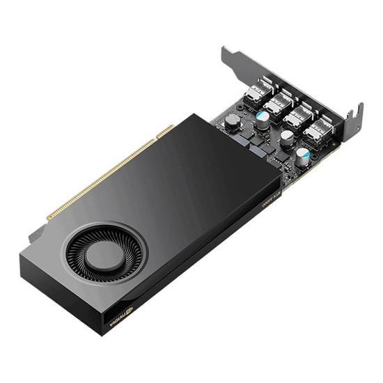 PNY Nvidia RTX A1000 8GB GDDR6 Profesyonel Ekran Kartı (VCNRTXA1000-SB) - Aksesuarsız, 4x mDP, 128Bit, 50W, DX12