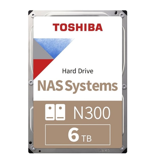 Toshiba N300 6TB 3.5" SATA 3 NAS Hard Disk (MN10ADA600S) - 7200Rpm, 512MB Cache, 6Gb/s, 7/24 Güvenlik HDD