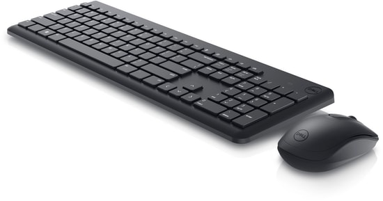 Dell KM3322W Siyah Kablosuz Klavye Mouse Seti (580-AKGI) - Uzun Pil Ömrü, Sıvı Dökülmesine Dayanıklı, 1000 DPI Fare