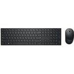 Dell Pro KM5221W Siyah Kablosuz Klavye Mouse Set (580-AJRB) - 12 Programlanabilir Tuş, Uzun Pil Ömrü, Türkçe Q Düzen