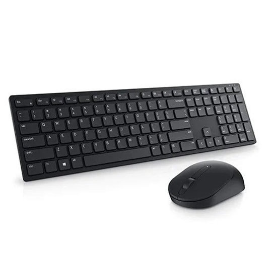 Dell Pro KM5221W Siyah Kablosuz Klavye Mouse Set (580-AJRB) - 12 Programlanabilir Tuş, Uzun Pil Ömrü, Türkçe Q Düzen