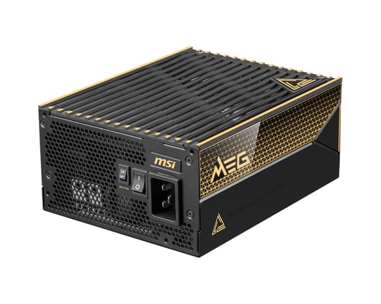 MSI MEG AI1600T PCIE5.1 1600W 80+ Titanium ATX 3.1 Tam Modüler Güç Kaynağı - Dual 12V-2x6 Connector, Infineon SiC MOSFET