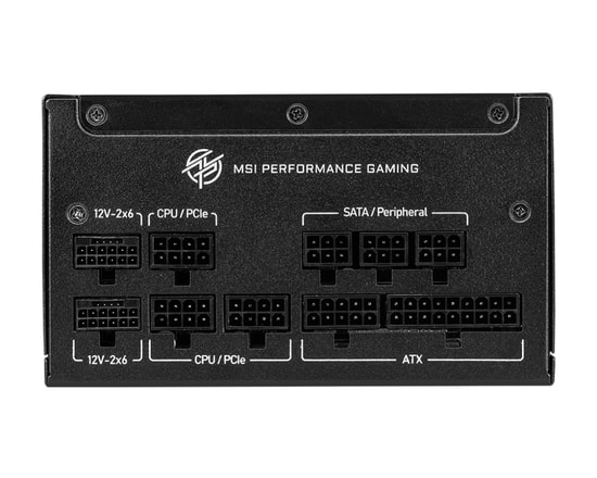 MSI MPG A1000GS PCIE5 1000W 80+ Gold Güç Kaynağı - ATX 3.1, PCIe 5.1 Destekli, Aktif PFC, NVIDIA 50 Serisi Uyumlu
