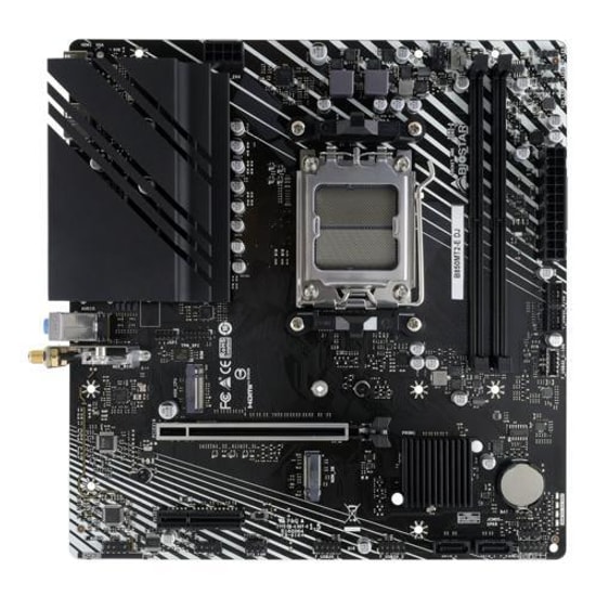 BIOSTAR B850MT2-E DJ Anakart - AMD AM5, DDR5 8000MHz, Çift M.2, 2xDIMM, HDMI, DP, USB 3.2, Micro ATX