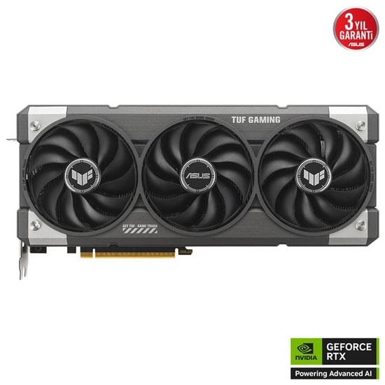 ASUS TUF Gaming GeForce RTX 5060 OC 8GB GDDR7 Ekran Kartı (TUF-RTX5060-O8G-GAMING) - 2677 MHz, Ray Tracing, DLSS 4, ARGB