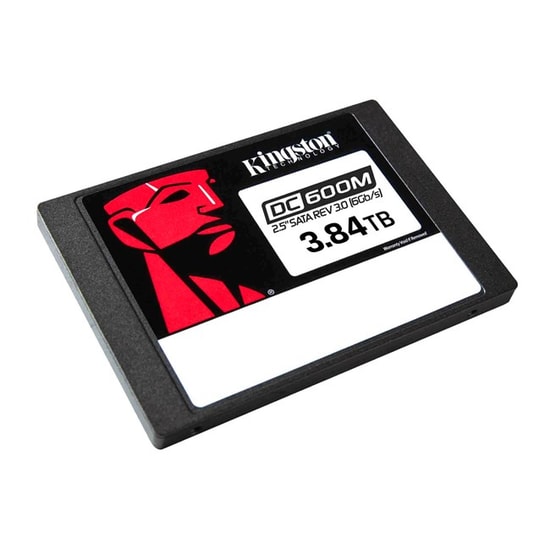 Kingston DC600M 3.84TB Enterprise SATA 2.5" SSD (SEDC600M/3840G) - 560/530MB/s Okuma/Yazma, 7mm, PLP, Veri Merkezi SSD