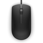 Dell MS116 Siyah Optik Kablolu Mouse (570-AAIR) - 1000 DPI, 1.8 Metre Kablo, USB Bağlantı, 3 Tuşlu, Ergonomik Tasarım