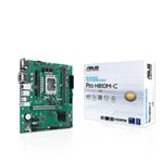 ASUS PRO H810M-C-CSM Anakart: Intel LGA1851, DDR5 6400MHz, Çift M.2, DP, HDMI, VGA, USB 3.2 Gen 2, 1G LAN, Micro ATX