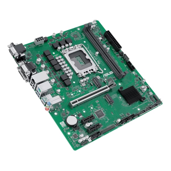 ASUS PRO H810M-C-CSM Anakart: Intel LGA1851, DDR5 6400MHz, Çift M.2, DP, HDMI, VGA, USB 3.2 Gen 2, 1G LAN, Micro ATX