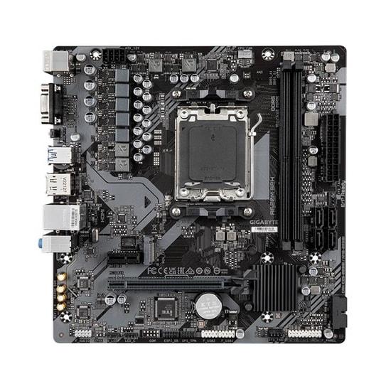 Gigabyte A620M S2H: AMD AM5, DDR5 6400MHz, PCIe 4.0, M.2, HDMI, DP, 1G LAN, BIOS Flashback, RGB, Micro ATX Anakart