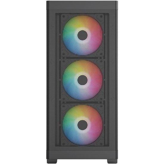 Frisby FC-9480G 600W 80+ Bronze RGB Gaming ATX Mid Tower Kasa - 4x120mm Fan, Temperli Cam, 2xSSD, 2xHDD, Siyah