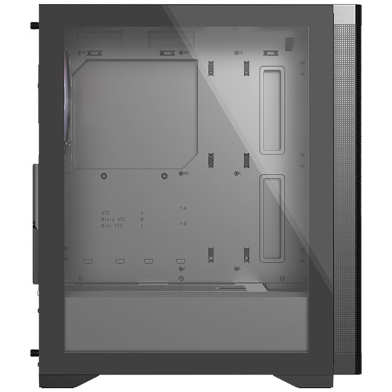Frisby FC-9480G 600W 80+ Bronze RGB Gaming ATX Mid Tower Kasa - 4x120mm Fan, Temperli Cam, 2xSSD, 2xHDD, Siyah