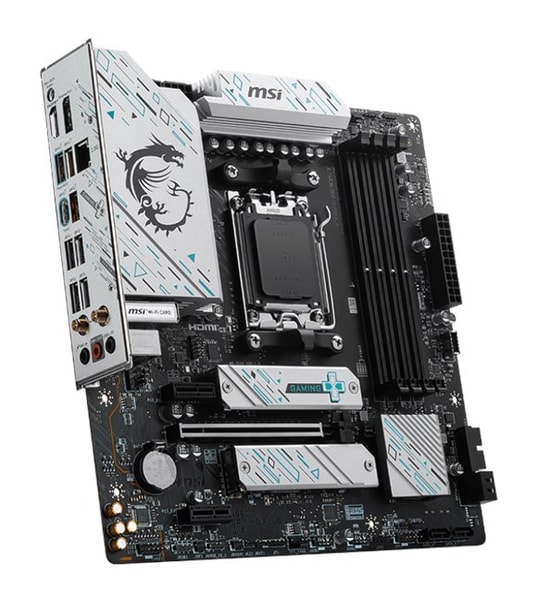 MSI B650M Gaming Plus WiFi Anakart: AMD AM5, DDR5 7200MHz, PCIe 4.0, Wi-Fi 6E, 2.5G LAN, M.2 Shield Frozr, Micro ATX