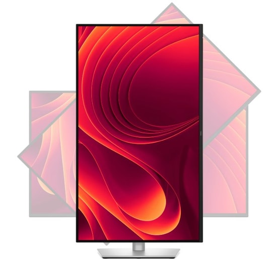 Dell Pro P3225DE 32" Plus WQHD IPS Pivot Monitör: 2560x1440, 5ms, 100Hz, 350nit, %99 sRGB, HDMI, DP, USB-C Hub, RJ45