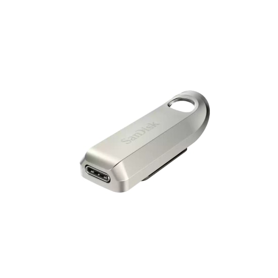 SanDisk Ultra Luxe 256GB USB 3.2 Type-C Flash Bellek (SDCZ75-256G-G46) - 400MB/s Okuma Hızı, Metal Tasarım, Gri
