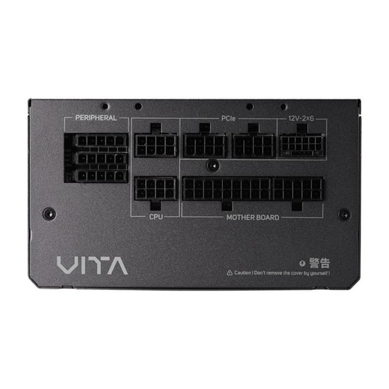 FSP Vita GM 850W 80+ Gold Güç Kaynağı (VITA-850GM) - Full Modüler, PCIE5, 105C Japon Kapasitörlü, ATX 3.1 Uyumlu