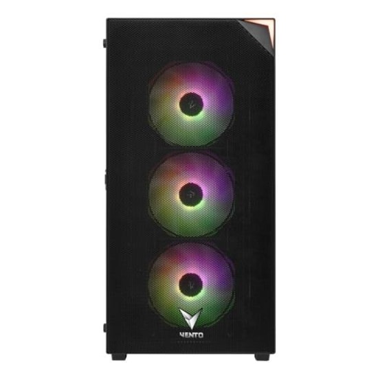 Vento VG4200S 850W 80+ Gen5 E-ATX Metal Mesh ARGB Oyuncu Kasası - Temperli Cam Yan Panel, 4xRGB Fan, ATX 3.0