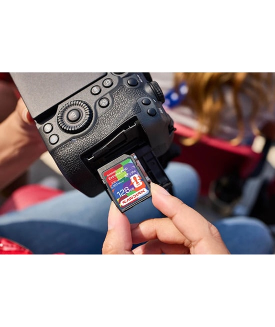 SanDisk 128GB Extreme Pro SDXC UHS-II U3 V90 Hafıza Kartı (SDSDXDM-128G-GN4IN) - Class 10, 300MB/s Okuma Yazma, 8K Video