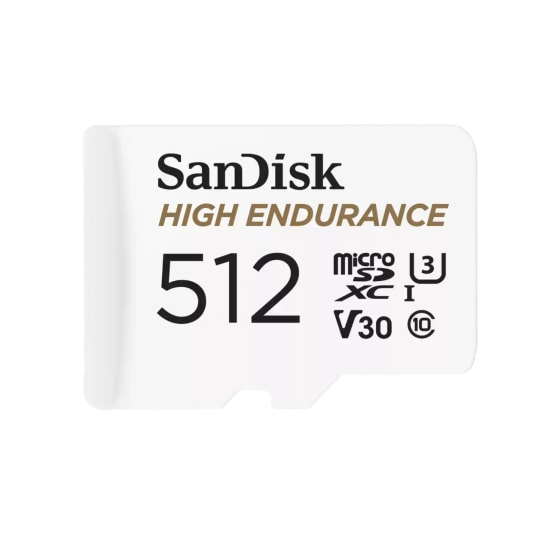 SanDisk 512GB High Endurance microSDHC Hafıza Kartı + SD Adaptör - (SDSQQNR-512G-GN6IA), 100/40MB/s, UHS-I, Class 10