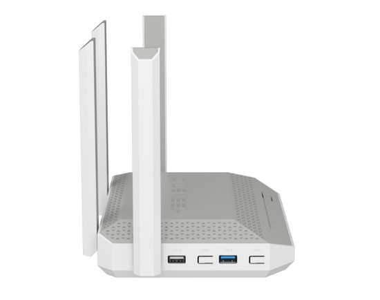 Keenetic Titan KN-1812-01-EU BE7200 Mesh Wi-Fi 7 Router: Multi-Gigabit, 1x10G, 1x2.5G, 4x1G Port, USB 3.2/2.0, 4x Anten