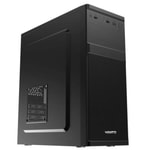 Vento VS121S 400W Peak (350W Real) Mid Tower ATX Siyah Kasa - 4 Fan Yuvası, 2x SSD, 1x HDD, 3x USB, 410x173x350mm