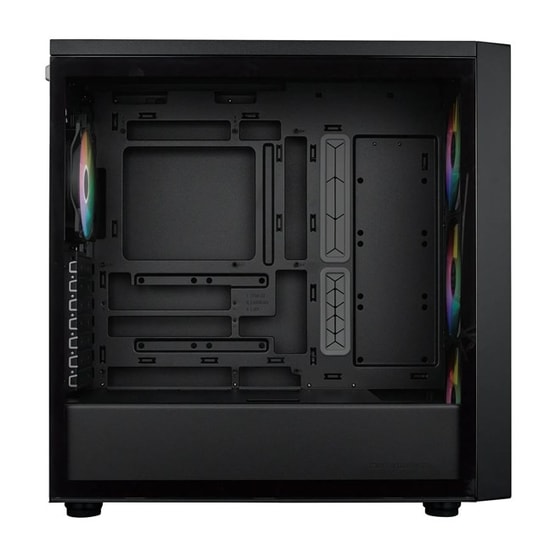 Cooler Master MasterBox 600 TG ARGB Siyah Mesh Mid Tower E-ATX Kasa (MB600-KGNN-S00) - 3x14cm Fan, USB-C 3.2 Gen2