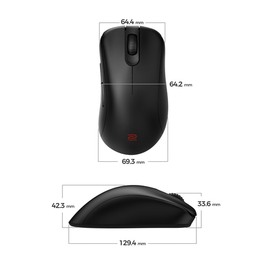 BENQ ZOWIE EC1-DW Büyük Boy 4K Kablosuz Ergonomik Sağ El E-Spor Oyuncu Mouse - 3200Dpi, 4000Hz, 7 Tuşlu, PixArt Sensör