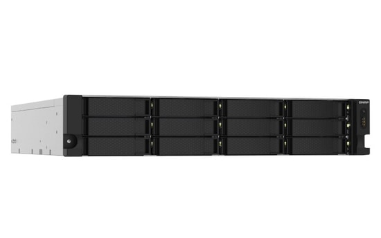 QNAP TS-1232PXU-RP-4G 12 Disk Yuvalı Rack NAS - 2U, 4GB DDR4 RAM, 10GbE SFP+, 2.5GbE portları, USB-A 3.2, Alpine AL324