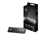 MSI Spatium M560 2TB PCIe 5.0 NVMe M.2 3D NAND SSD - 10300/8700MB/s Okuma/Yazma, Yüksek Performanslı, LDPC ECC