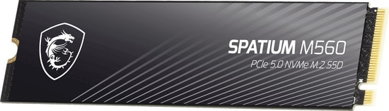 MSI Spatium M560 2TB PCIe 5.0 NVMe M.2 3D NAND SSD - 10300/8700MB/s Okuma/Yazma, Yüksek Performanslı, LDPC ECC