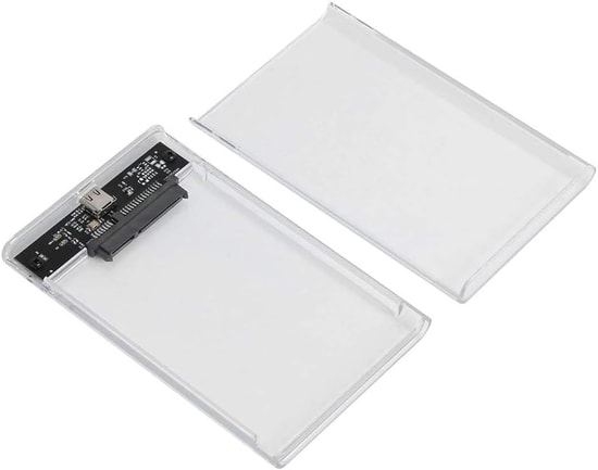 Codegen CDG-HDC-30TC 2.5" Şeffaf USB 3.1 HDD/SSD Disk Kutusu - 2TB Destekli, Vidasız, Type-C Bağlantı, SATA Uyumlu