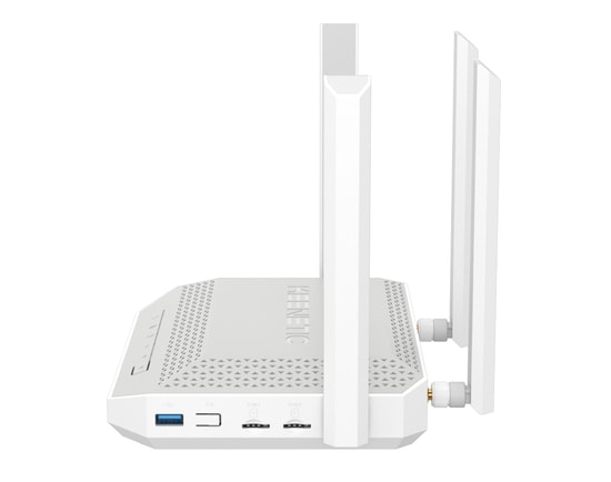 Keenetic Hopper 4G+ AX3000 Wi-Fi 6 Mesh Modem Router (KN-2312-01-EU) - Çift SIM, 5 Gigabit Port, USB 3.0, 512MB DDR4