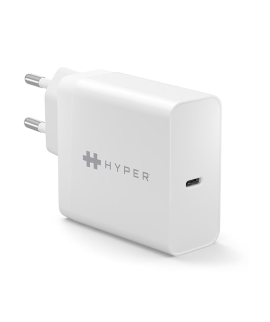 Hyper HyperJuice 65W USB-C Şarj Aleti (TARHJ653E) - 65W Hızlı Şarj Desteği, Kompakt Tasarım, Duvar Tipi Bağlantı