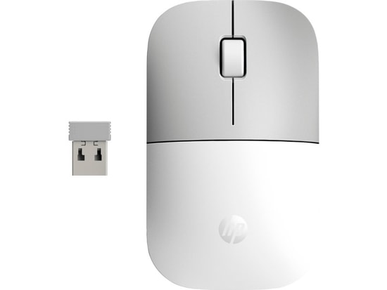 HP Z3700 Seramik Beyazı Kablosuz Mouse (171D8AA) - 1200 DPI Optik Sensör, 2.4 GHz Bağlantı, Şık Tasarım, USB Nano Alıcı