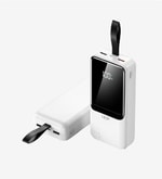 LinkTech LPB-EF96 Strong 22.5W 27000mAh Beyaz Powerbank - Çevre Dostu, 3.7V, Hızlı Şarj, Akıllı LED Ekran, Çoklu Koruma