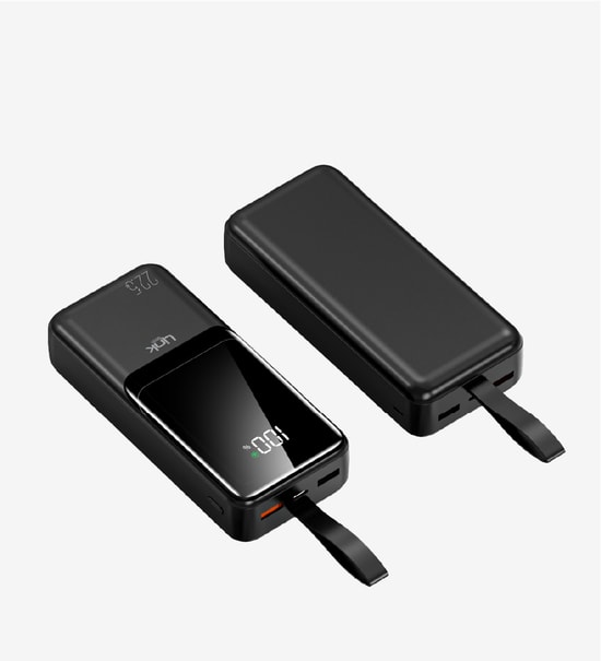 LinkTech LPB-EF96 Strong 22.5W 27000mAh Siyah Powerbank - Çevre Dostu, 3.7V, Hızlı Şarj, Akıllı LED Ekran, Çoklu Koruma