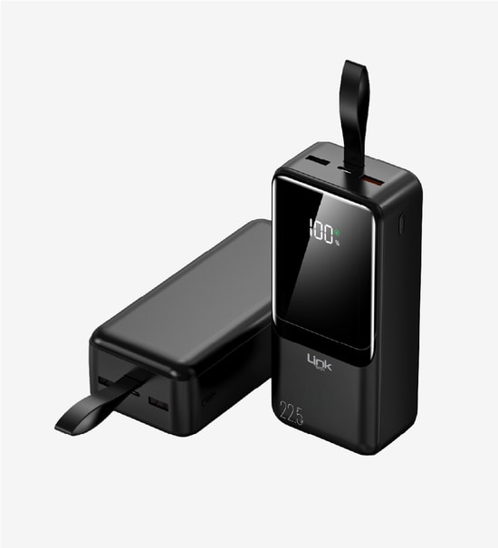 LinkTech LPB-EF97 Strong 22.5W 36000mAh Siyah Çevre Dostu Powerbank - Hızlı Şarj, LED Ekran, USB-A & Type-C Çıkışlı 