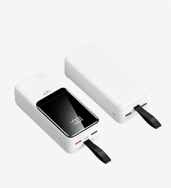 LinkTech LPB-EF97 Strong 22.5W 36000mAh Siyah Çevre Dostu Powerbank - Hızlı Şarj, LED Ekran, USB-A & Type-C Çıkışlı 