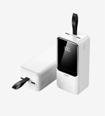 LinkTech LPB-EF98 Strong 22.5W 45000mAh Beyaz Powerbank - Çevre Dostu, LED Ekranlı, Type-C ve USB-A Hızlı Şarj Destekli